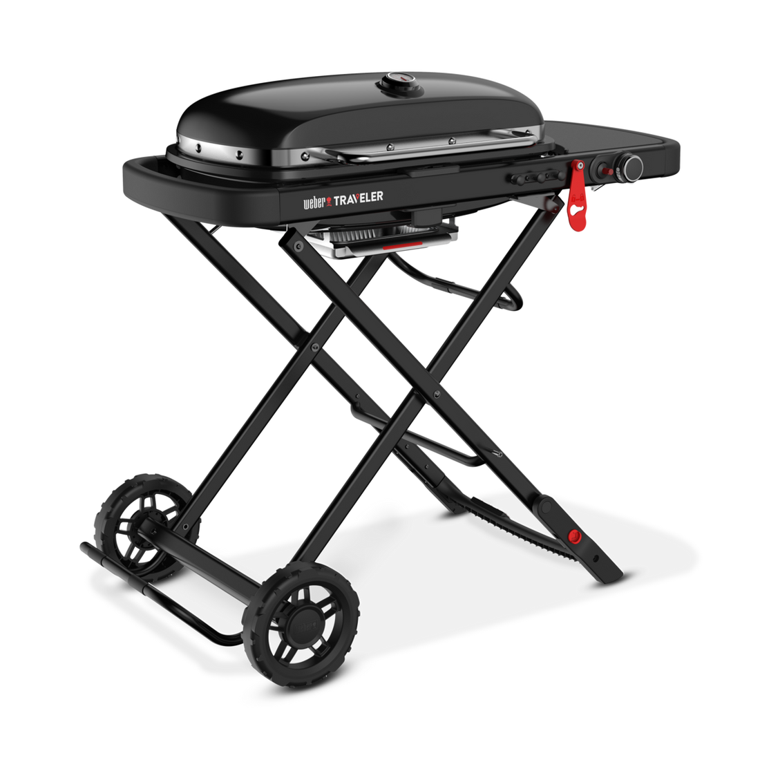 Weber - Traveler Portable Gas Grill - Stealth Edition