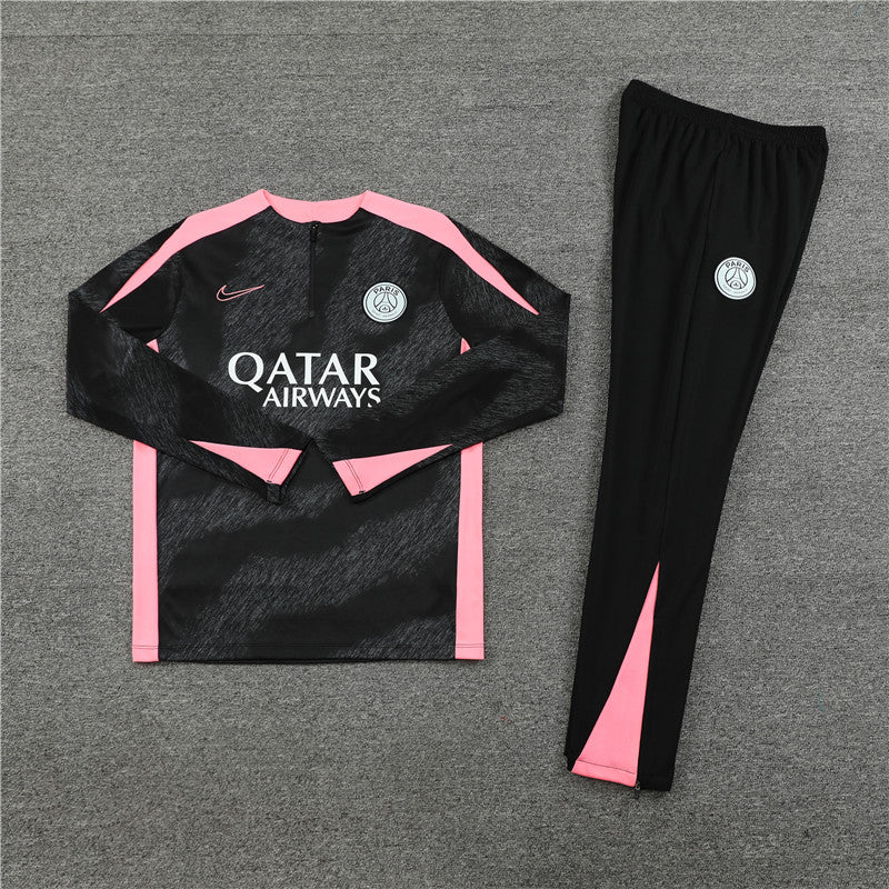 PSG Tracksuit - Black/Pink 2024