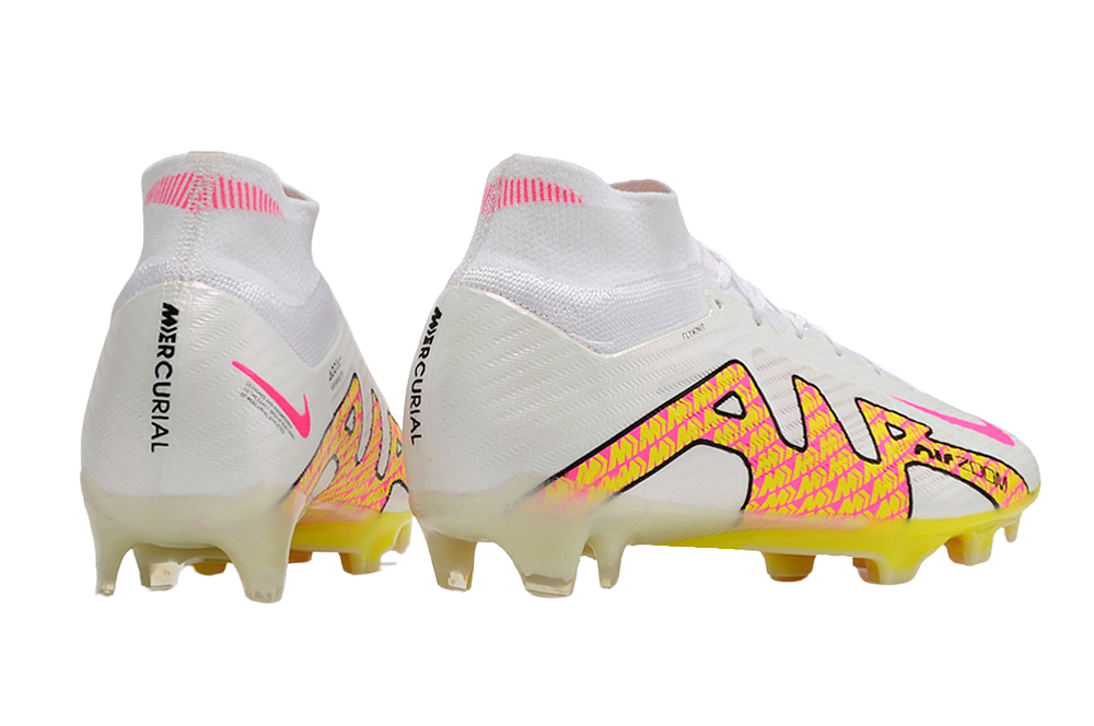 Cleats Air Zoom Mercurial Vapor 15 Elite FG - White/Pink/Red