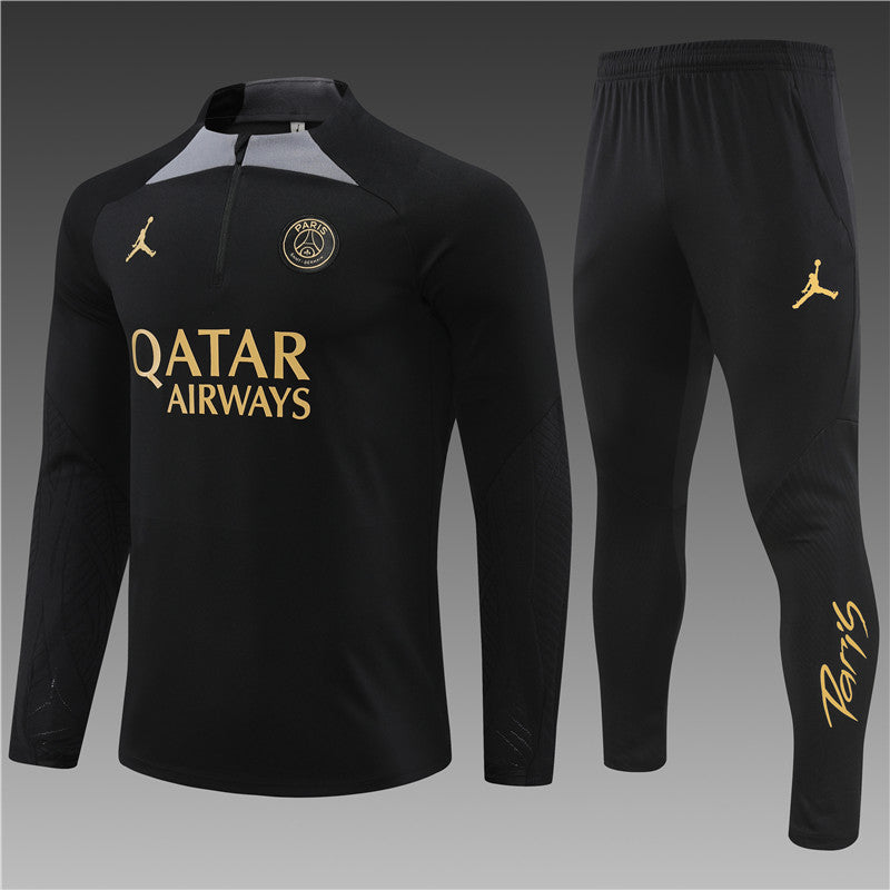 PSG Tracksuit - Black/Gold