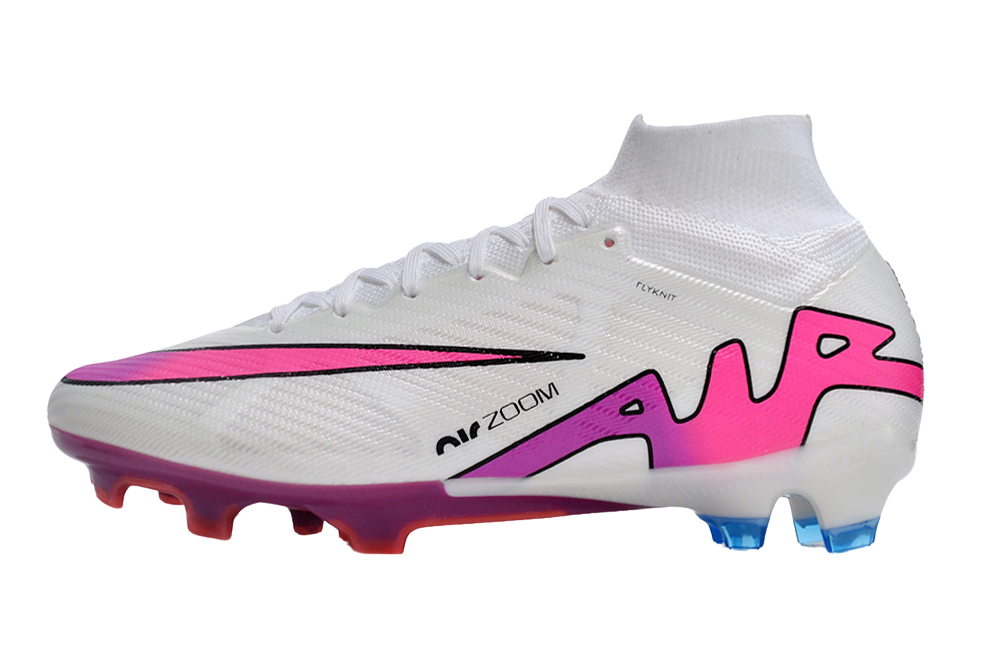 Cleats Zoom Mercurial Superfly 9 Flash Crimson Elite FG - White/Pink/Blue