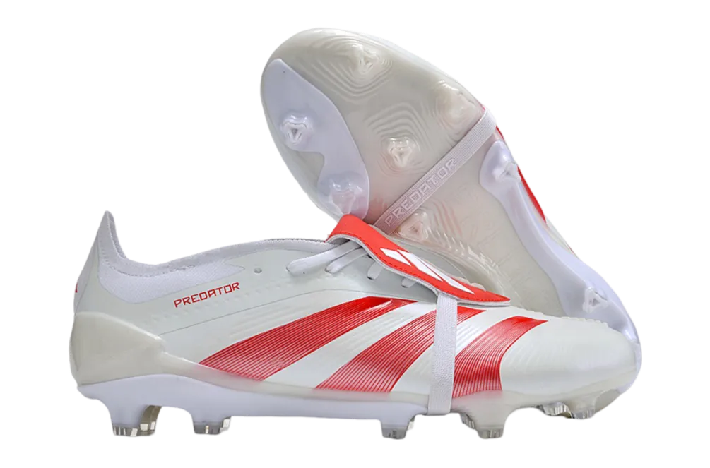 Predator Elite Tongue - Red &amp; White - Cleats &amp; Boots | Goatkits Store