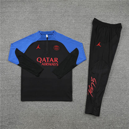 PSG Tracksuit - Black/Blue