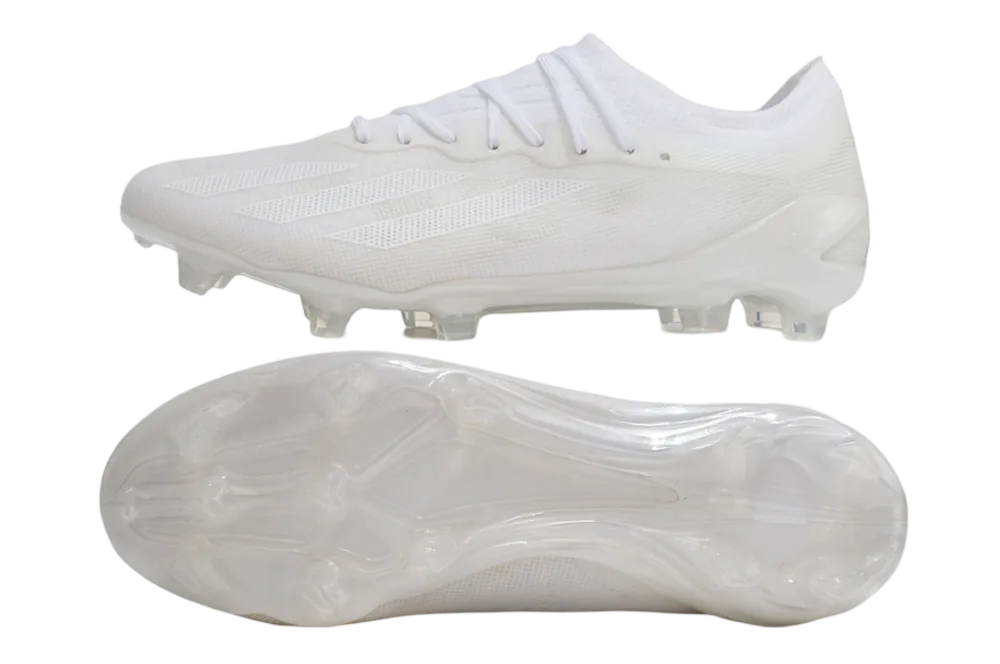 Cleats X Crazyfast - MESSI.1 FG - Full White | Goatkits Store