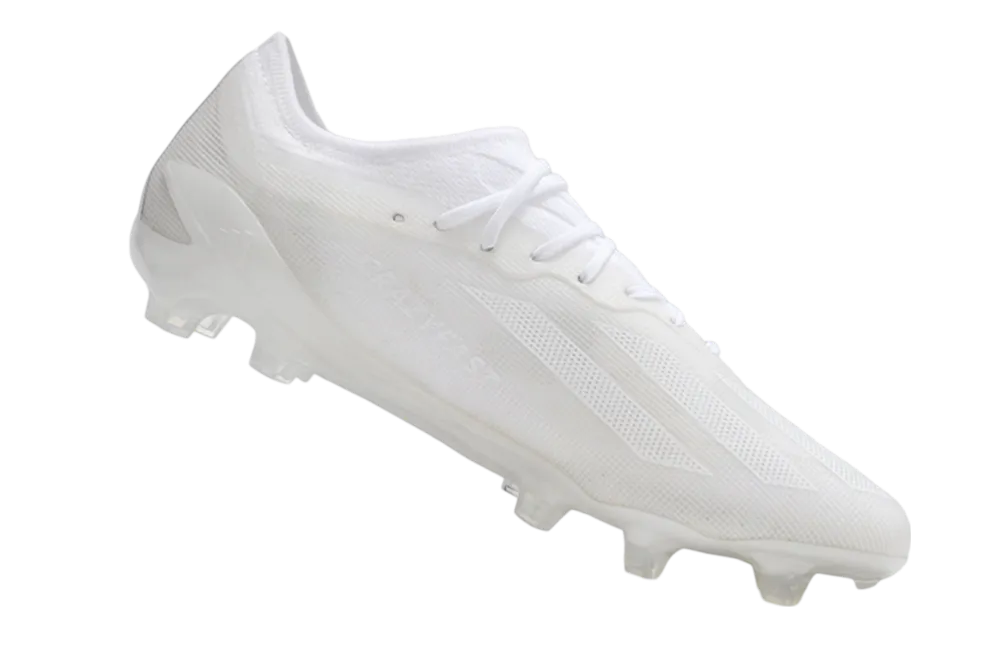 Cleats X Crazyfast - MESSI.1 FG - Full White | Goatkits Store