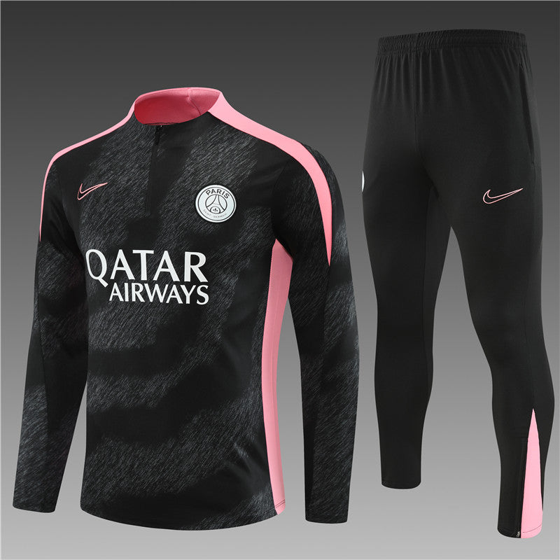 PSG Tracksuit - Black/Pink 2024