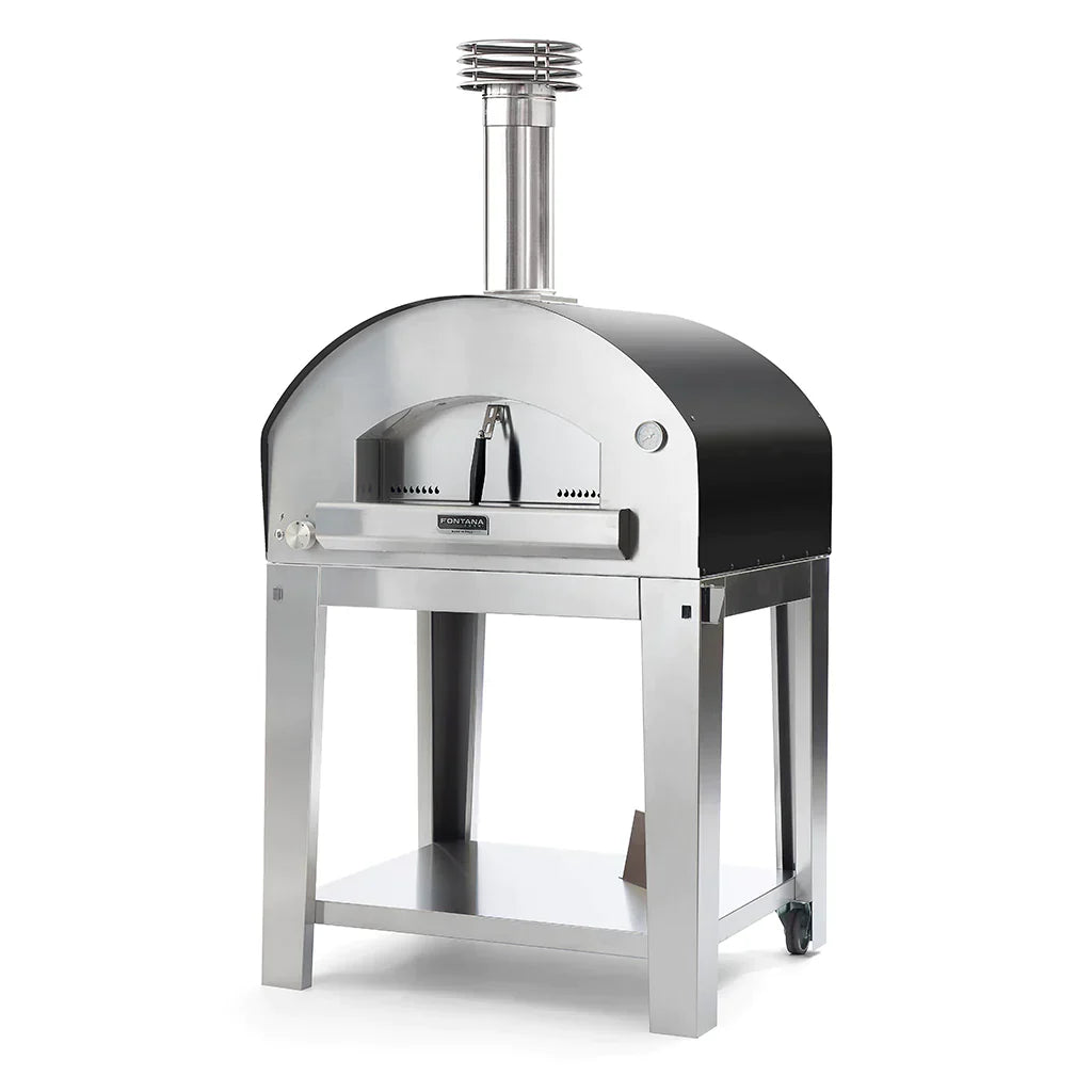 Fontana Forni Firenze Hybrid Gas &amp; Wood Pizza Oven (Top Only) - Rosso
