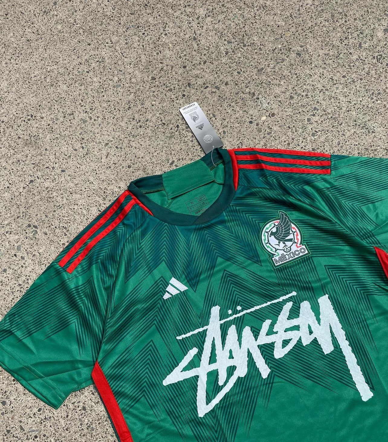 23/24 Mexico X Stussy Special Edition football jersey