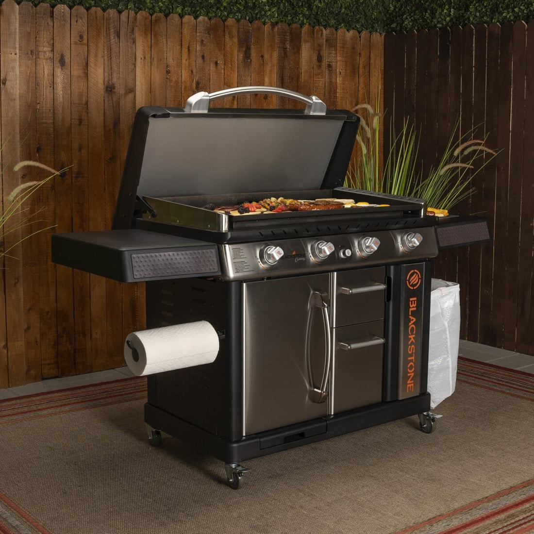 Blackstone - Patio Pro 36&quot; Griddle With Cabinet &amp; Hood