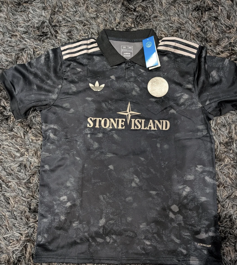 AJAX STONE ISLAND FOOTBALL SHIRT 2024 / 2025