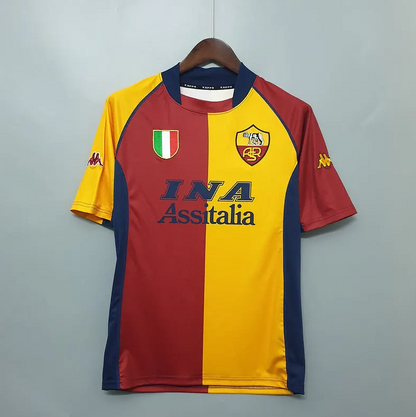 AS ROMA 2000 - 2001 HOME JERSEY