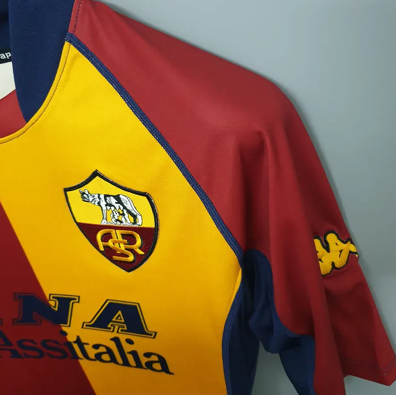 AS ROMA 2000 - 2001 HOME JERSEY