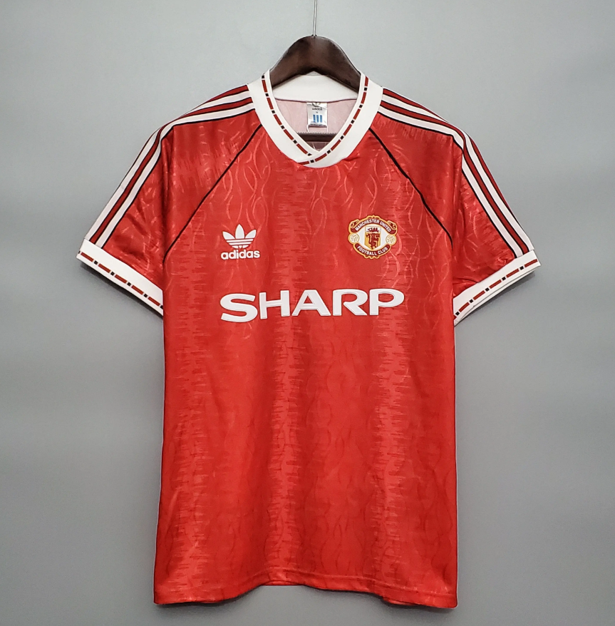 MANCHESTER UNITED 1990 - 1991 HOME JERSEY