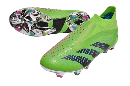 Predator Accuracy+ FG Firm Ground Soccer Cleats - Green/Blue/Black