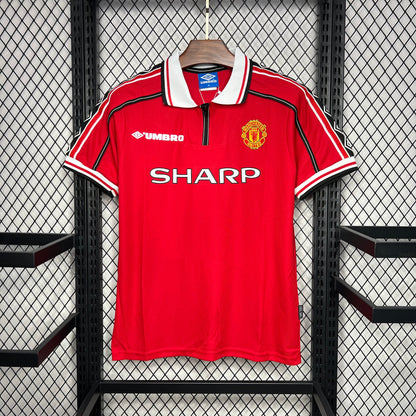 MANCHESTER UNITED 1998 - 1999 HOME JERSEY