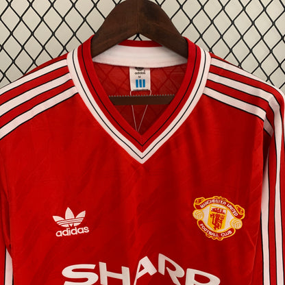 MANCHESTER UNITED 1982 - 1984 HOME JERSEY LONG SLEEVED