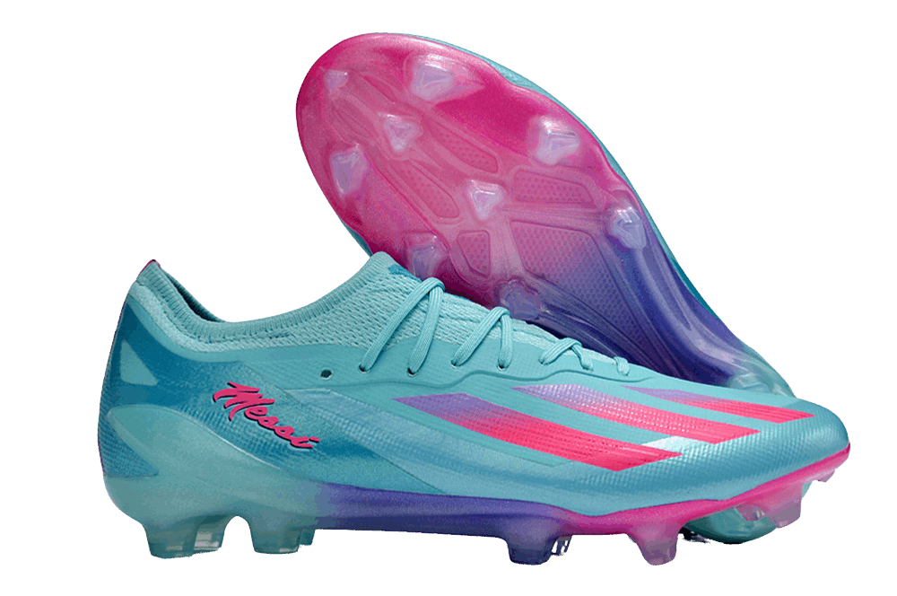 Cleats X Crazyfast FG Messi Turquoise Pink | Goatkits Store