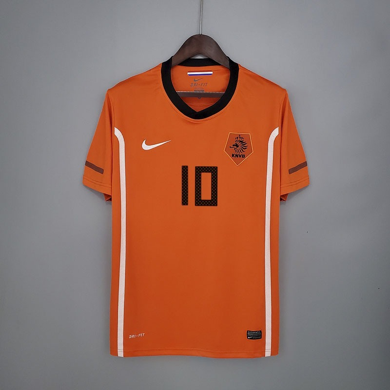 Netherlands 2010 World Cup Home Retro Jersey