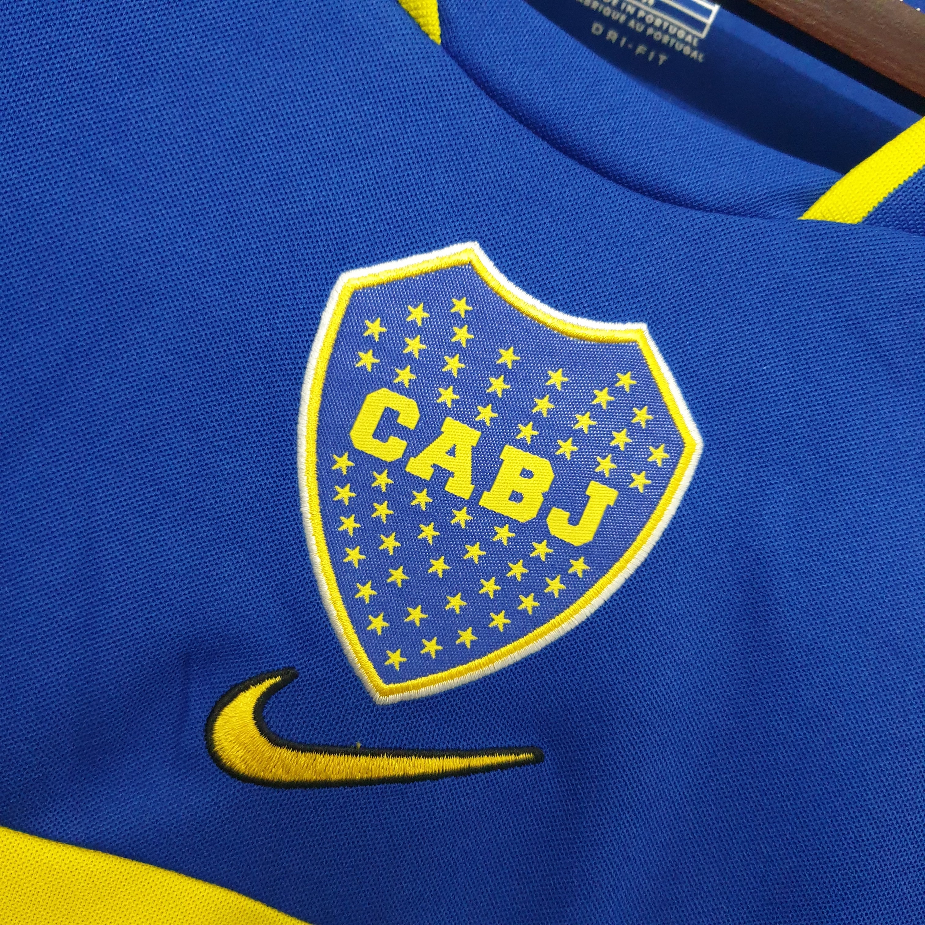 BOCA JUNIORS 2001 - 2002 HOME JERSEY