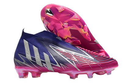 Predator Edge FG Champions Code - Purple/Silver Metallic/Pink - Cleats &amp; Boots