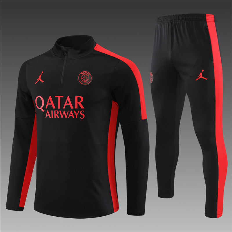 PSG Tracksuit Black &amp; Red