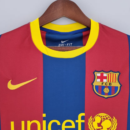 BARCELONA 2010 - 2011 HOME JERSEY LONG-SLEEVED