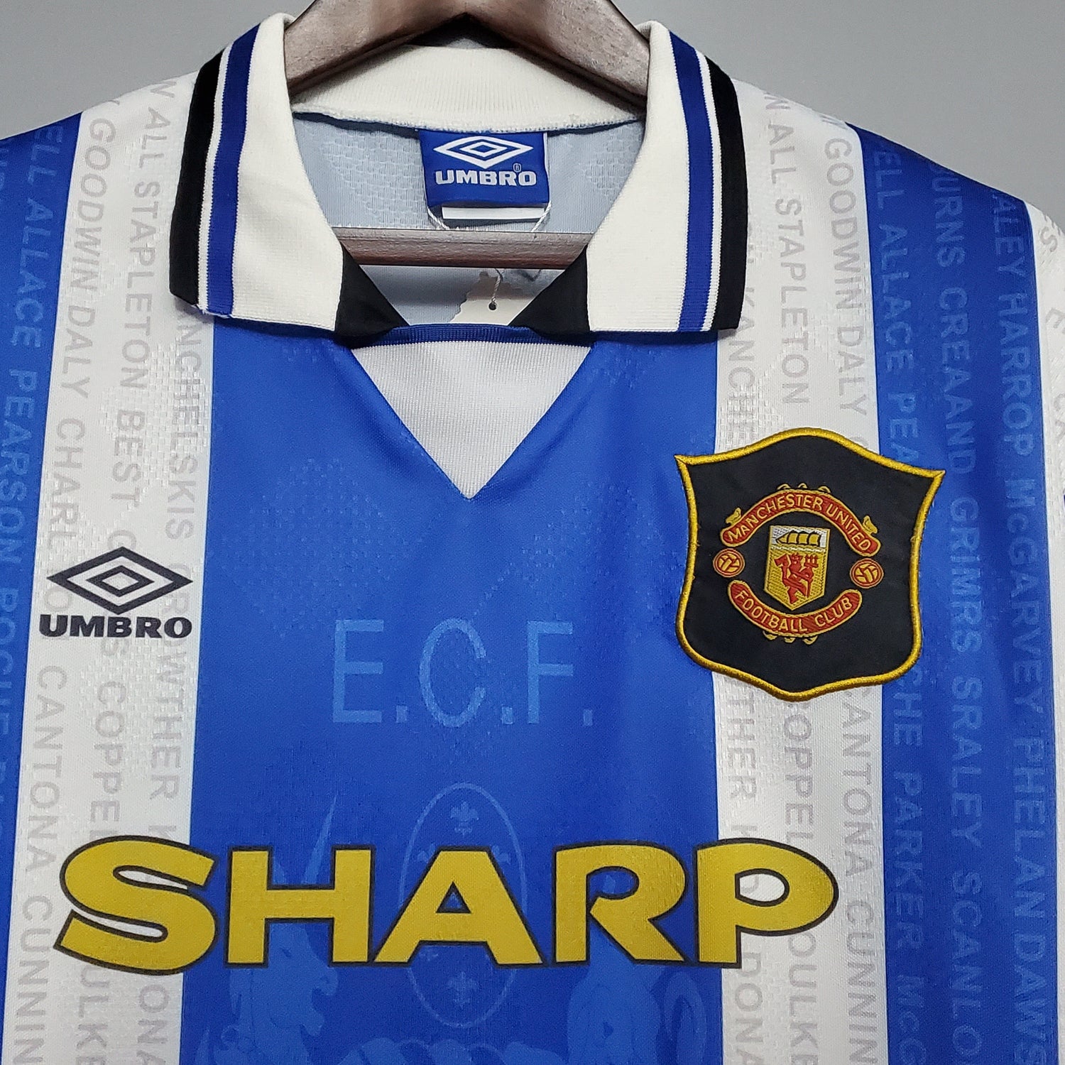 MANCHESTER UNITED 1995 - 1996 AWAY JERSEY