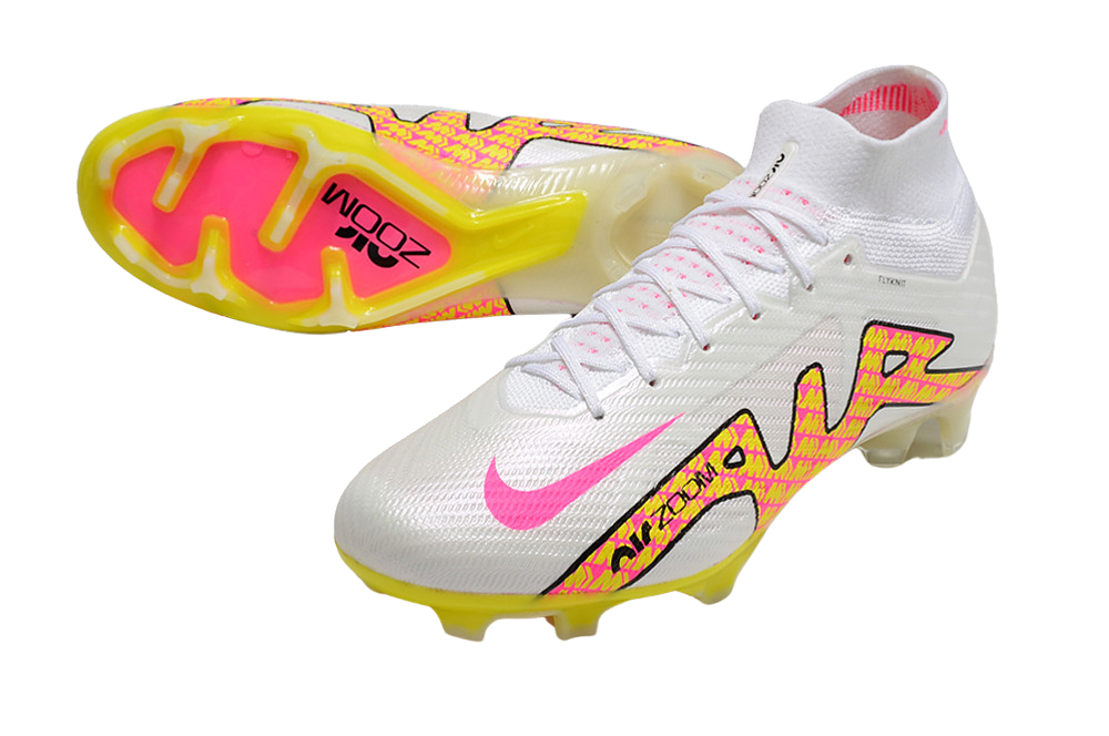 Cleats Air Zoom Mercurial Vapor 15 Elite FG - White/Pink/Red