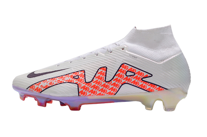 Cleats Zoom Mercurial Vapor 15 Elite FG White Bright Crimson