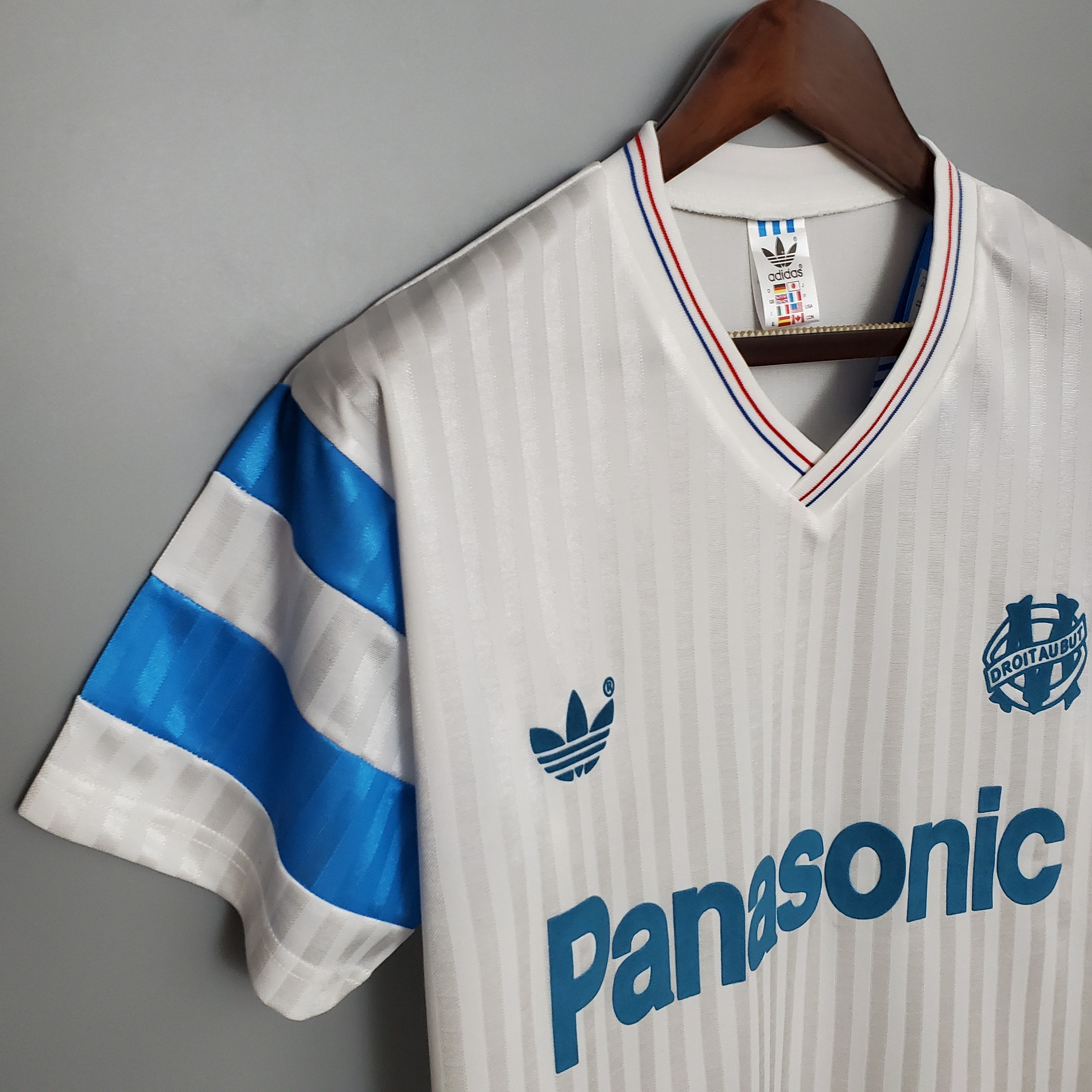 Olympique De Marseille 1990 - 1991 Home Retro Jersey