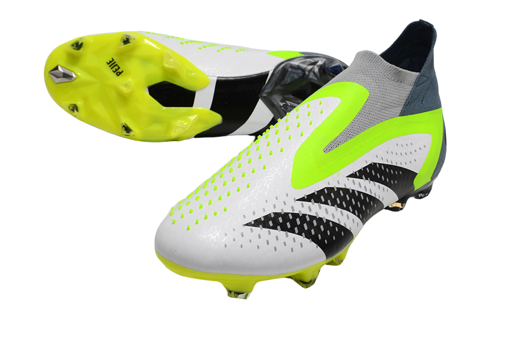 Predator Accuracy + AG Crazyrush - Blanc/Noir/Lucid Lemon - Cleats &amp; Boots