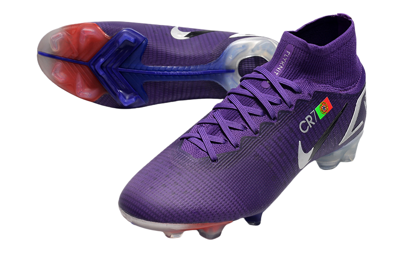 Cleats Mercurial Superfly 8 Elite FG Ronaldo CR7 Purple | Goatkits Store