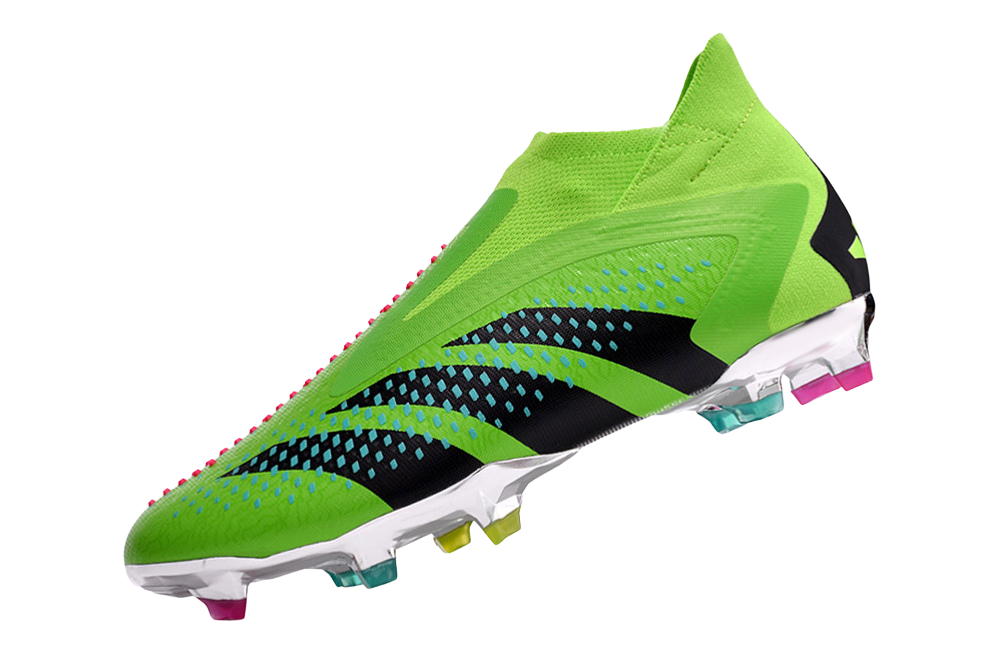 Predator Accuracy+ FG Firm Ground Soccer Cleats - Green/Blue/Black