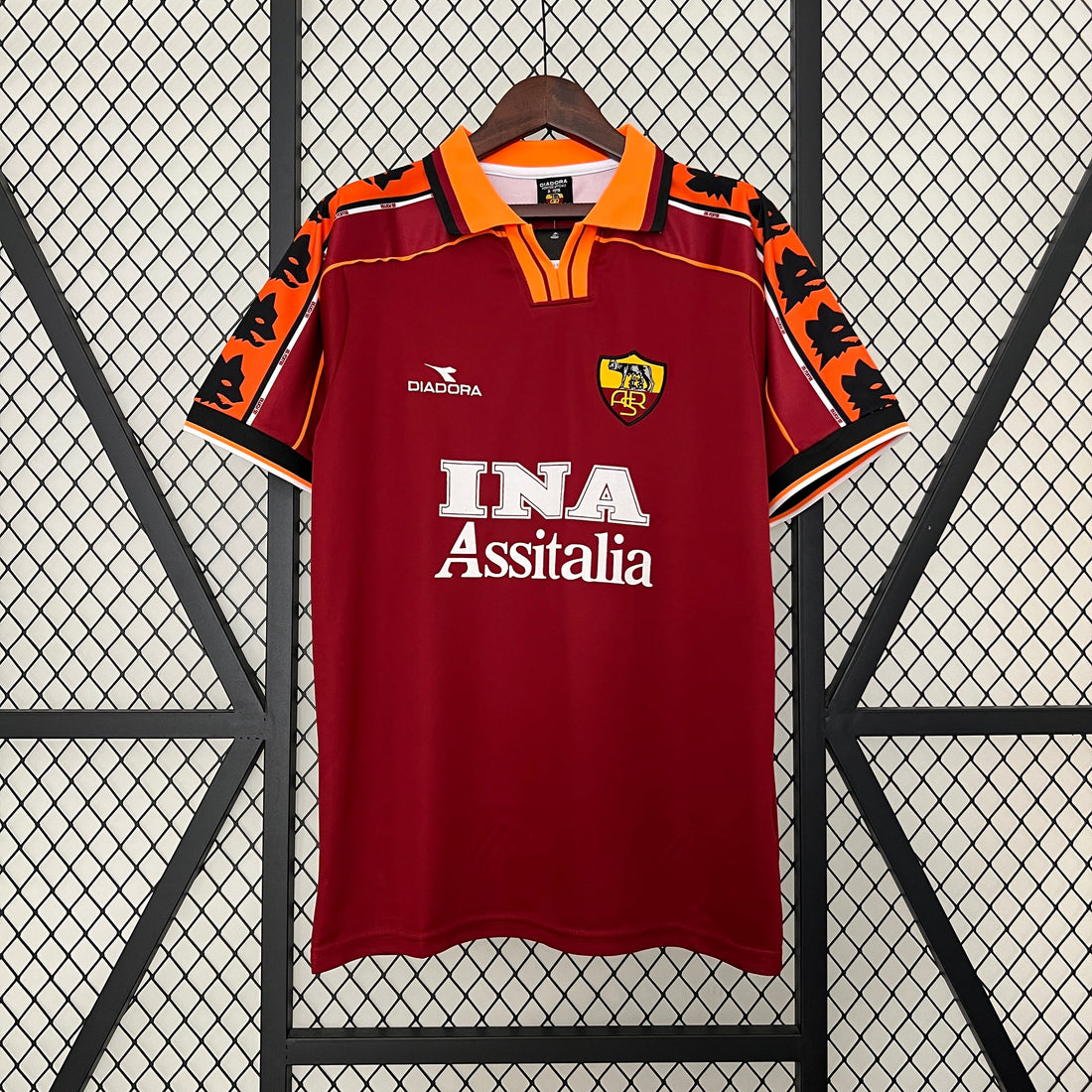 AS ROMA 1998 - 1999 HOME JERSEY