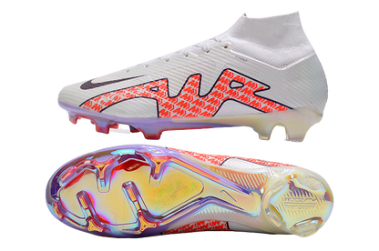 Cleats Zoom Mercurial Vapor 15 Elite FG White Bright Crimson