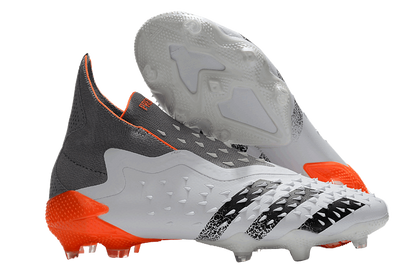 Predator Freak+ Whitespark FG - White Dark Metallic Silver Red - Cleats &amp; Boots