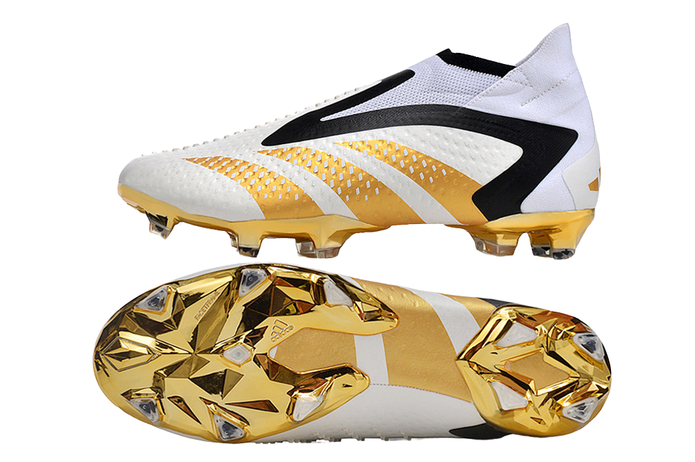 Predator Accuracy+ FG x Jude Bellingham - White/Gold/Black - Cleats &amp; Boots