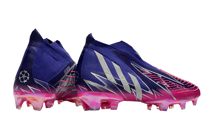 Predator Edge FG Champions Code - Purple/Silver Metallic/Pink - Cleats &amp; Boots