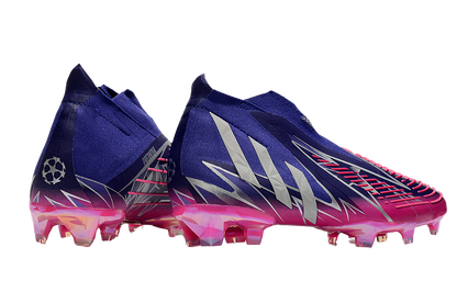 Predator Edge FG Champions Code - Purple/Silver Metallic/Pink - Cleats &amp; Boots