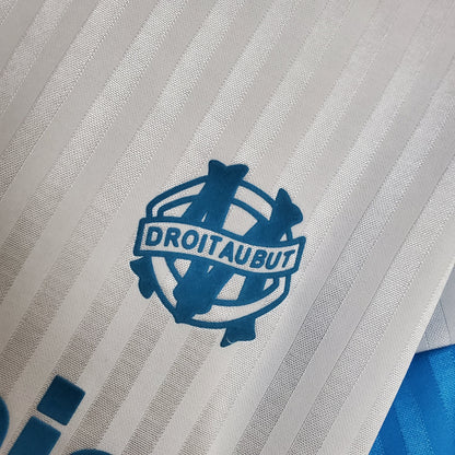 Olympique De Marseille 1990 - 1991 Home Retro Jersey