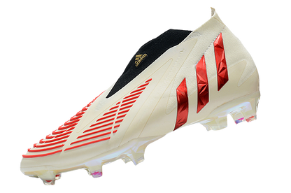 Predator Edge FG - White/Vivid/Red Gold - Cleats &amp; Boots