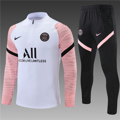 PSG Tracksuit - White/Pink